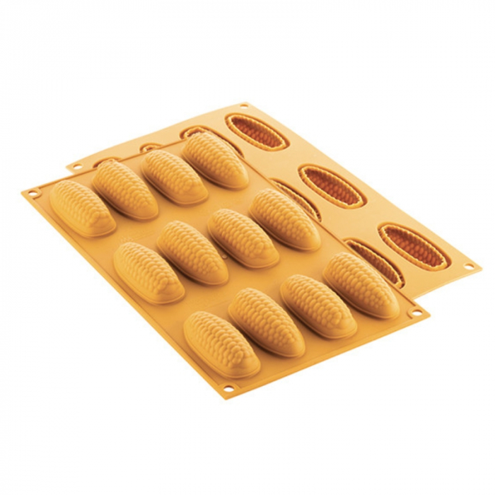 Forma Silicon NaturaE Porumb 6.8 x 2.6 x H 2.1 cm, 12 cavitati [2]