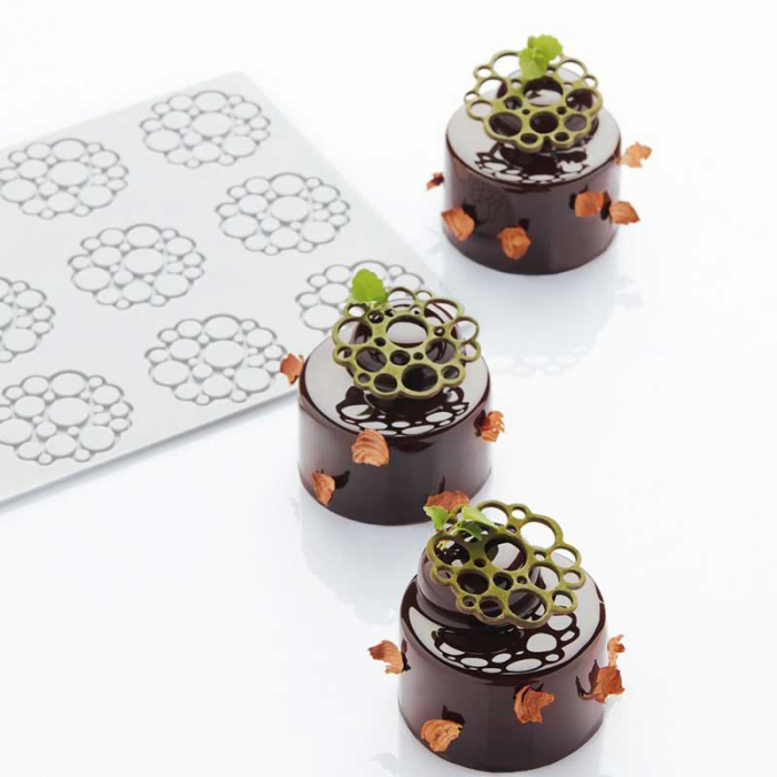 Forma Silicon PavoDecor Cercuri Forma Rotunda, 15 cavitati Ø 5 x H 0.2 cm, 2.1 ml [2]