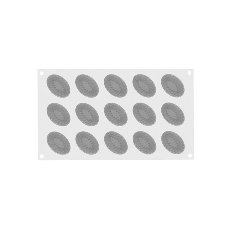 Forma Silicon Pleincoeur Oval 5.3 x 3.6 x H 2.5 cm, 15 cavitati x 28 ml [3]
