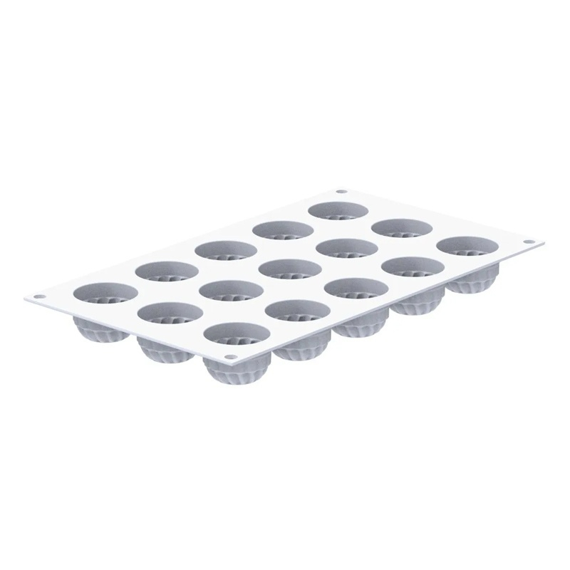 Forma Silicon Pleincoeur Rotund Ø 4 x H 2.7 cm, 15 cavitati x 27 ml [4]