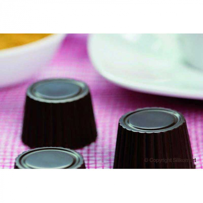 Forma Silicon Praline Silikomart Clasic Ø 3 x H 1.85 cm, 10 ml, 15 cavitati (SCG07) [2]