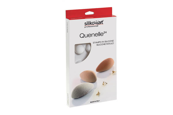 Forma Silicon Quenelle Mignon 6.3 x 2.9 x h 2.8 cm, 12 cavitati, Silikomart [4]