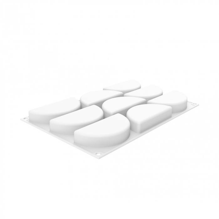 Forma Silicon Rainbow 10 x 2.1 x H 5 cm, 9 cavitati, 80 ml + decupator [2]