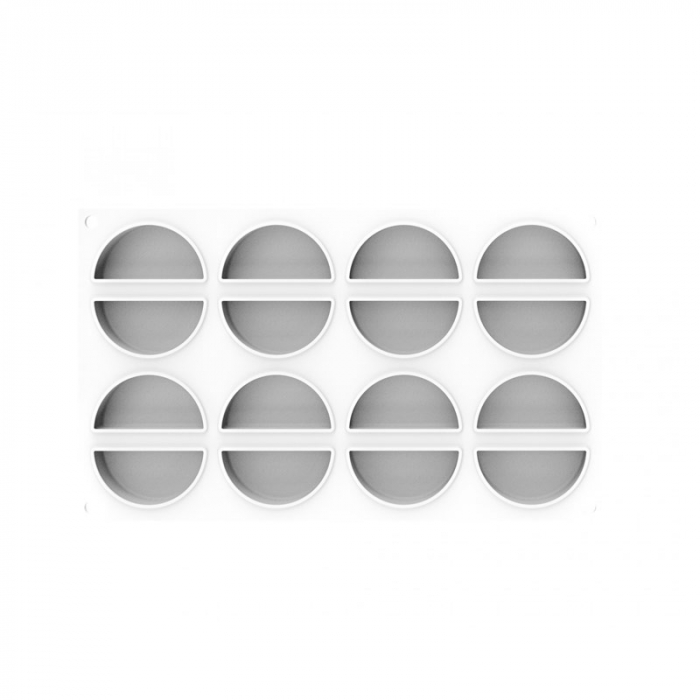 Forma Silicon Rainbow 6.5 x 1.6 x H 3.25 cm, 16 cavitati, 26 ml + decupator [2]