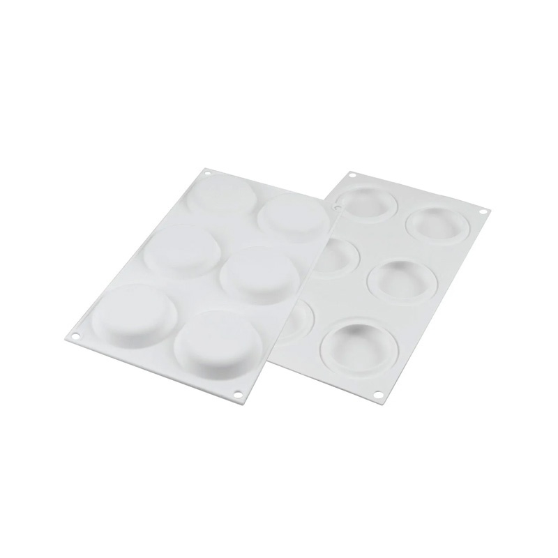 Forma Silicon Rosa Monoportii Ø 7 x H 5.5 cm, 6 cavitati, 145 ml [4]