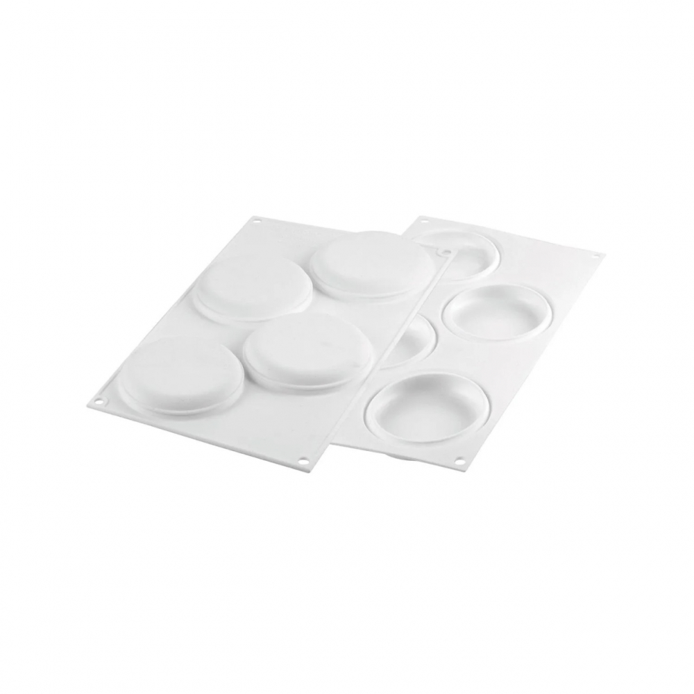 Forma Silicon Round Ø 8.5 x H 1.5 cm, 4 cavitati x 80 ml [3]