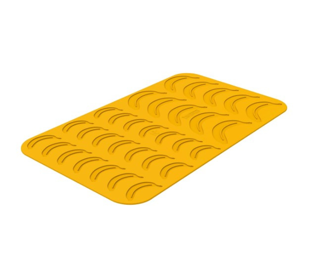 Forma Silicon Silikomart NaturaE Banana 2 modele 10.3 x 5.2 x H 2 cm - 6.2 x 3.1 x H 2 cm, 1.2 - 3.4 ml, 31 cavitati [3]