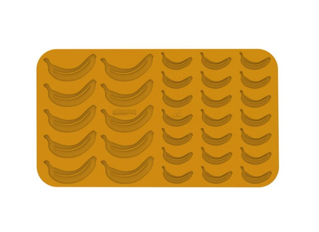 Forma Silicon Silikomart NaturaE Banana 2 modele 10.3 x 5.2 x H 2 cm - 6.2 x 3.1 x H 2 cm, 1.2 - 3.4 ml, 31 cavitati [2]