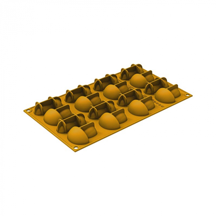 Forma Silicon Silikomart NaturaE Ciupercuta 5.9 x 3.6 x H 1.8 cm, 20 ml, 16 cavitati [3]