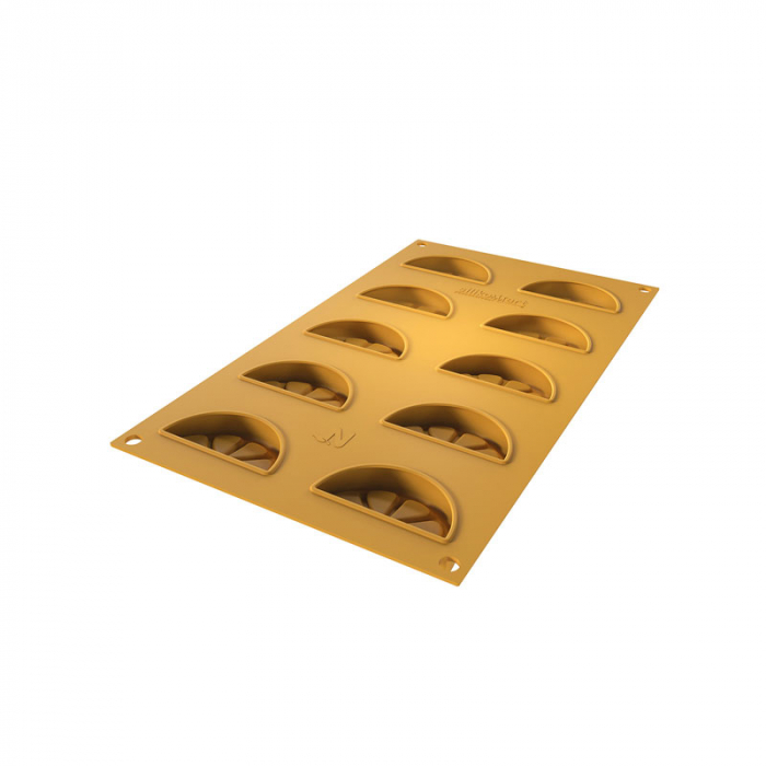 Forma Silicon Silikomart NaturaE Lamaie 6.5 x 3.5 x H 1.4 cm, 14 ml, 10 cavitati [3]