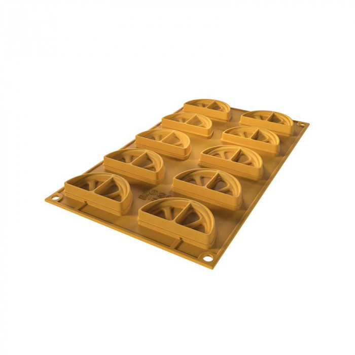 Forma Silicon Silikomart NaturaE Lamaie 6.5 x 3.5 x H 1.4 cm, 14 ml, 10 cavitati [4]