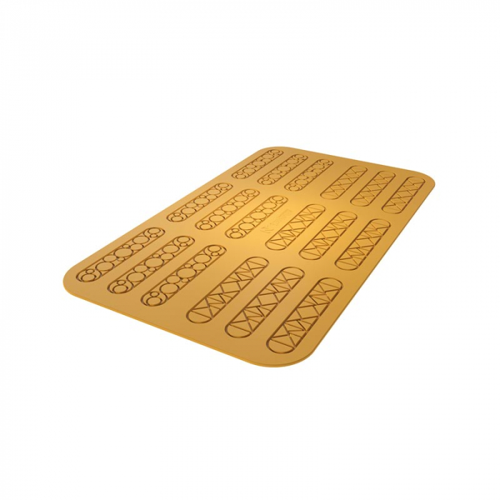 Forma Silicon Silikomart NaturaE Lampo - Ecler 13.1 x 2.6 x H 0.15 cm, 5 ml, 9+9 cavitati [6]