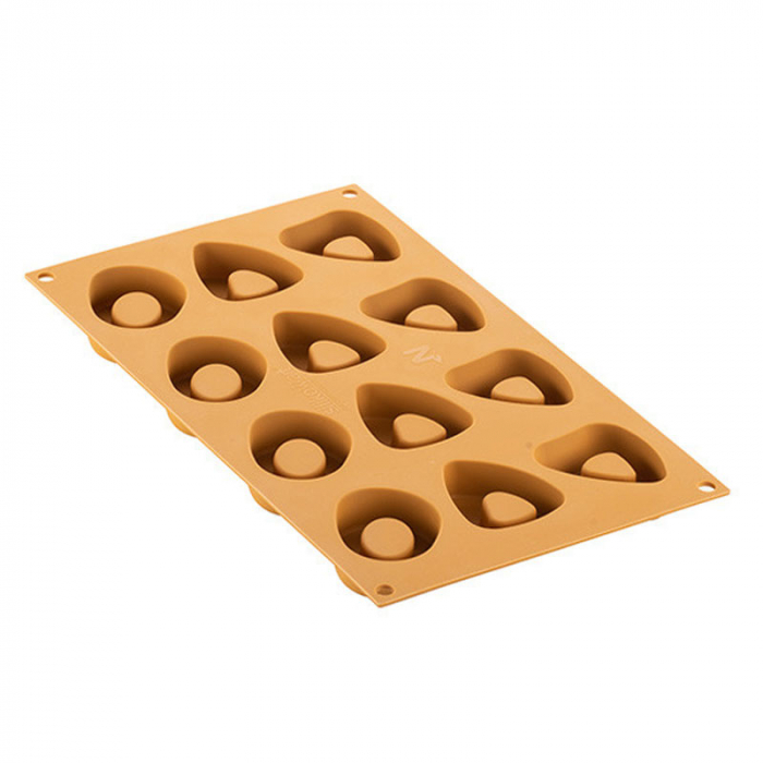 Forma Silicon Silikomart NaturaE Milanese 5 x 5.2 x H 1.85 cm, 25 ml, 12 cavitati [5]