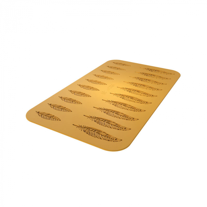 Forma Silicon Silikomart NaturaE Piuma - Penaj 12.1 x 2.8 x H 0.15 cm, 5 ml, 10+10 cavitati [4]