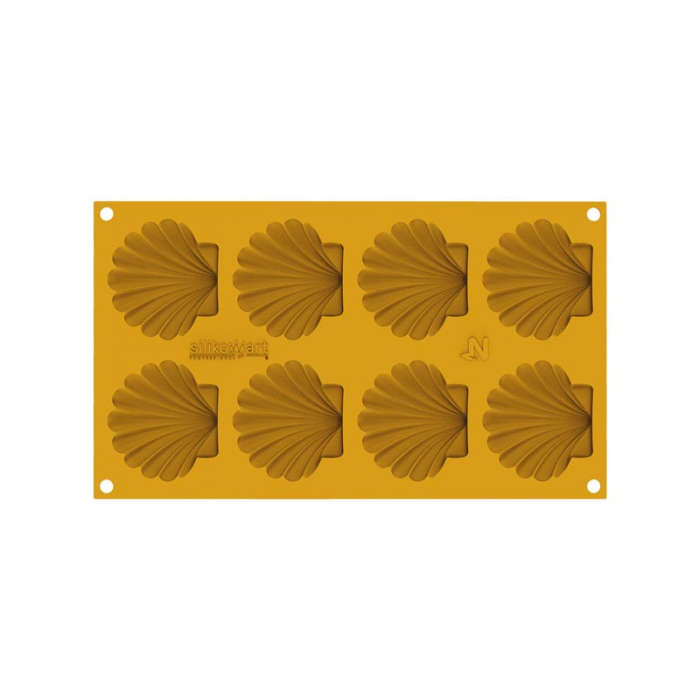 Forma Silicon Silikomart NaturaE Scoica 7.2 x 6.5 x H 0.9 cm, 15 ml, 8 cavitati [2]