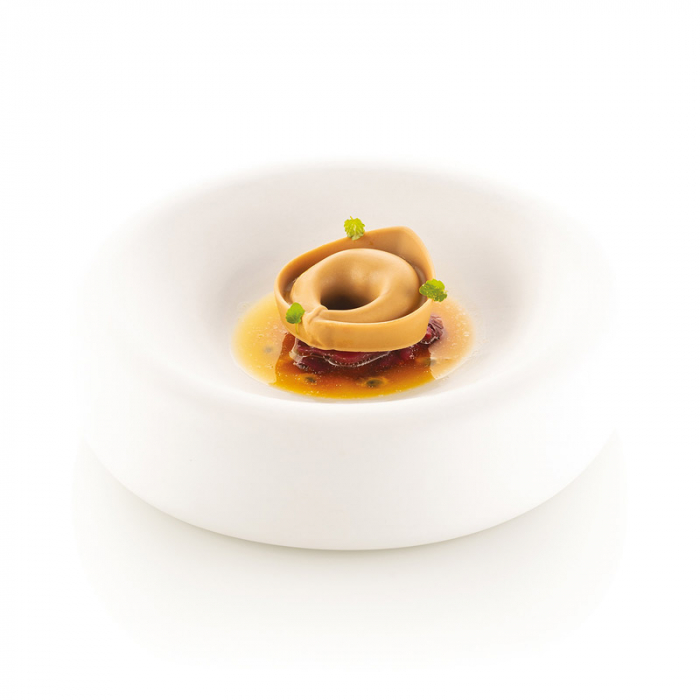 Forma Silicon Silikomart NaturaE Tortellino Ø 5.4 x H 2.2 cm, 20 ml, 8 cavitati [2]