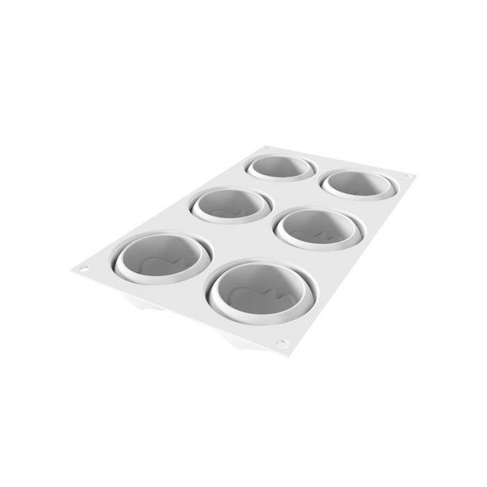 Forma Silicon Splash Ø 7.1 x H 3.65 cm, 6 cavitati, 110 ml [4]
