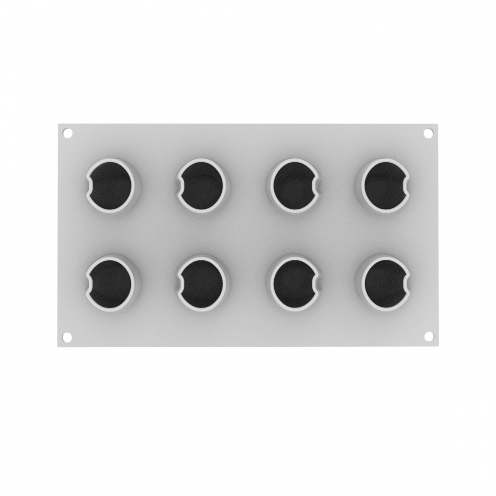Forma Silicon Taki Ø 5 x H 7 cm, 8 cavitati x 100 ml [2]
