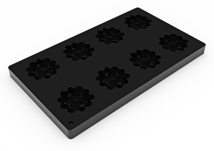 Forma Silicon TOP Hazel Mini Ø 6 x H 1.8 cm, 8 cavitati, 30 ml [4]