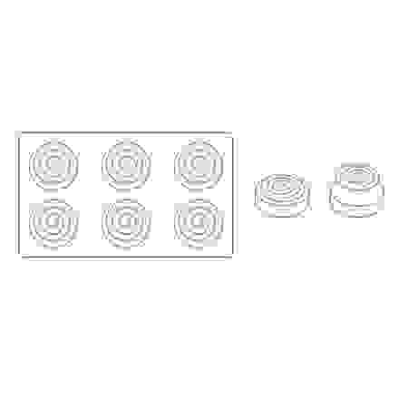 Forma Silicon TOP Spirala Ø6xH1 cm, 8 cavitati [2]