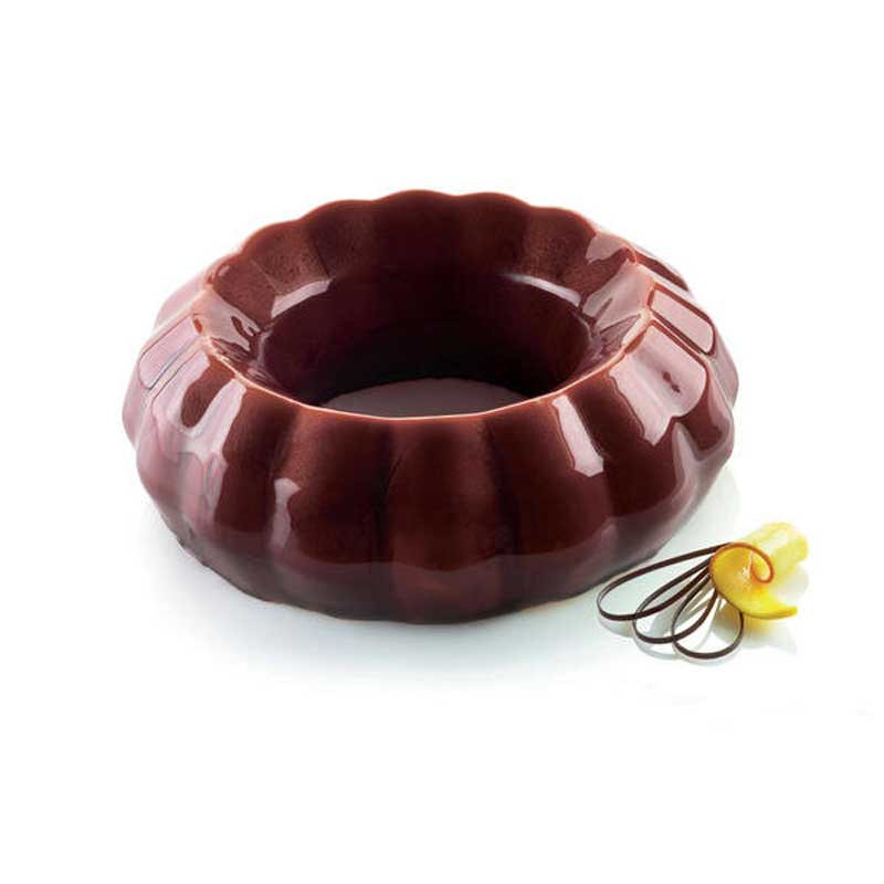 Forma Silicon Tort 3D Diamond Crown Ø 24 x H 7.5 cm + Decor Ø 20.6 x H 4 cm + Decupator [2]