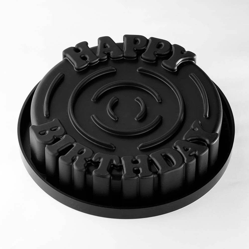 Forma Silicon Tort 3D Happy Birthday Ø 19 x H 4.5 cm, 1100 ml [2]