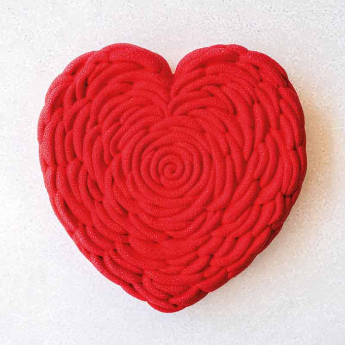 Forma Silicon Tort 3D Je T'aime 18.5 x 18.5 x H 5 cm, 1000 ml [1]