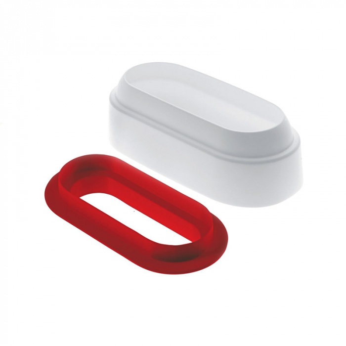 Forma Silicon Tort 3D Perna Jr Pillow 19 x 7.3 x H 6 cm + decupator, 600 ml [2]