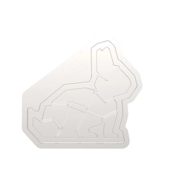 Forma Silicon Tort Modern 3D Bunny 27.6 x 26.8 x H 3.2 cm, 520 ml [2]