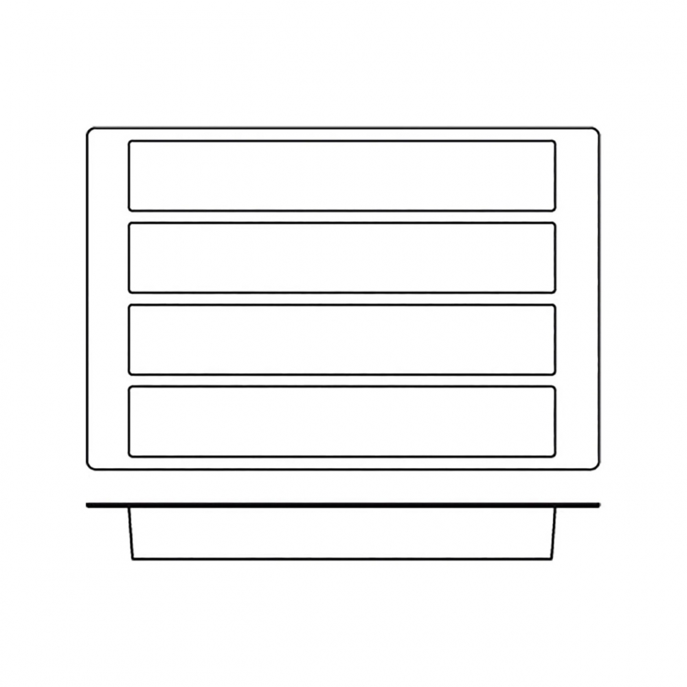 Forma Silicon Trunchi 49.5 x 8 x H 6.3 cm, 4 cavitati, 2137 ml (SQ014) [3]
