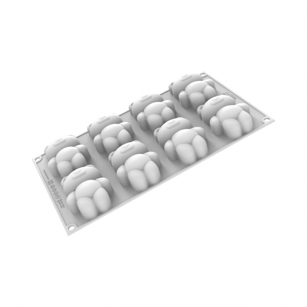 Forma Silicon Ursulet 7.9 x 5.6 x H 2.7 cm, 8 cavitati x 68 ml [3]