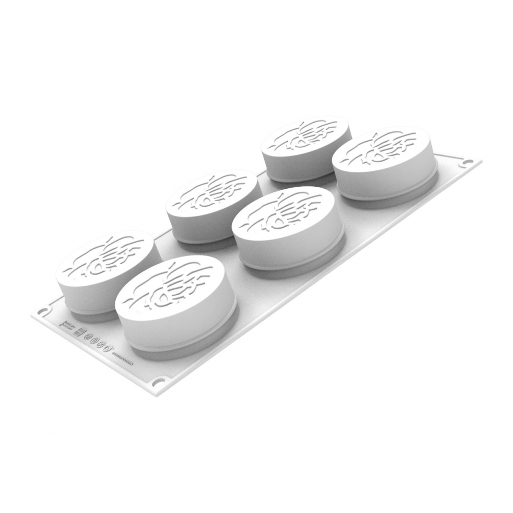 Forma Silicon Valentine Ø 7 x H 3 cm, 6 cavitati x 110 ml [4]