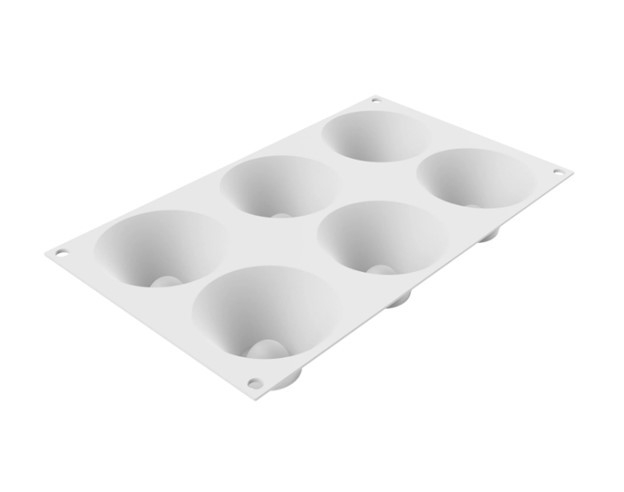 Forma Silicon Vulcan Vesuvio Ø 8 x H 4 cm, 6 cavitati x 85 ml [4]