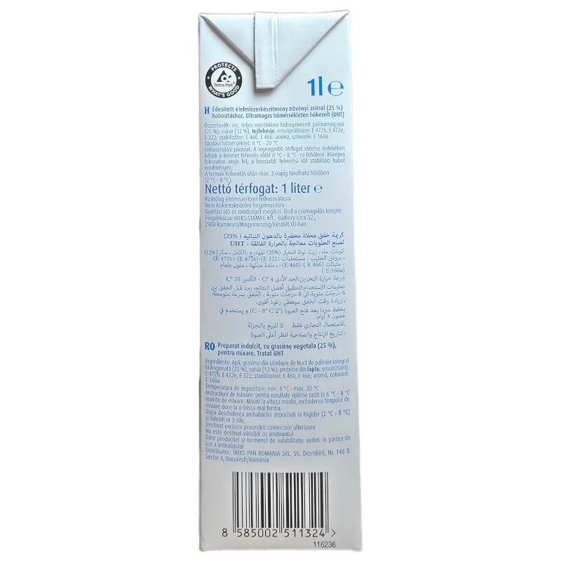 Frisca vegetala, MELLA WHIP, 1 L [3]