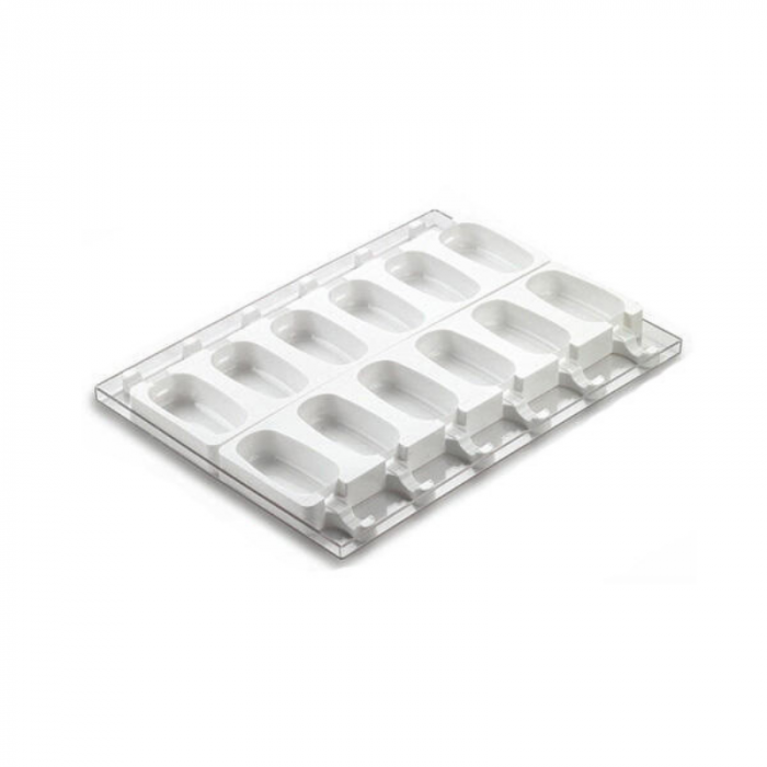 Inghetata Classic - Set 2 Matrite Silicon 12 cavitati 9.3 x 4.85 x H 2.5 cm [2]