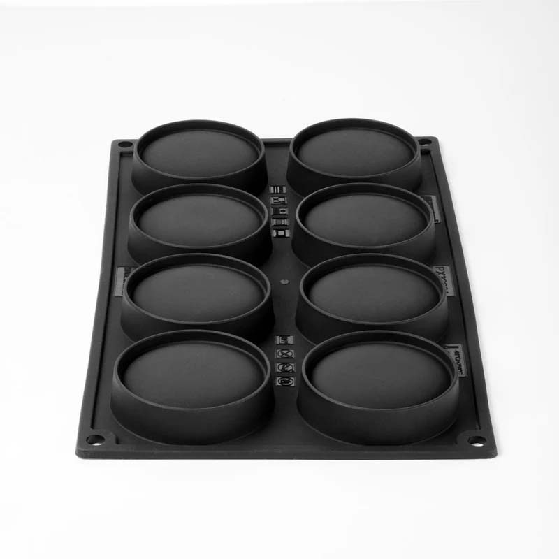 Kit Forma de Silicon Macarons Monoportii 2 x 8 cavitati, Ø 7 x H 3.5 cm, 110 ml [5]