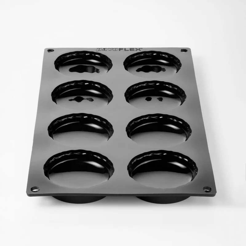 Kit Forma de Silicon Macarons Monoportii 2 x 8 cavitati, Ø 7 x H 3.5 cm, 110 ml [4]