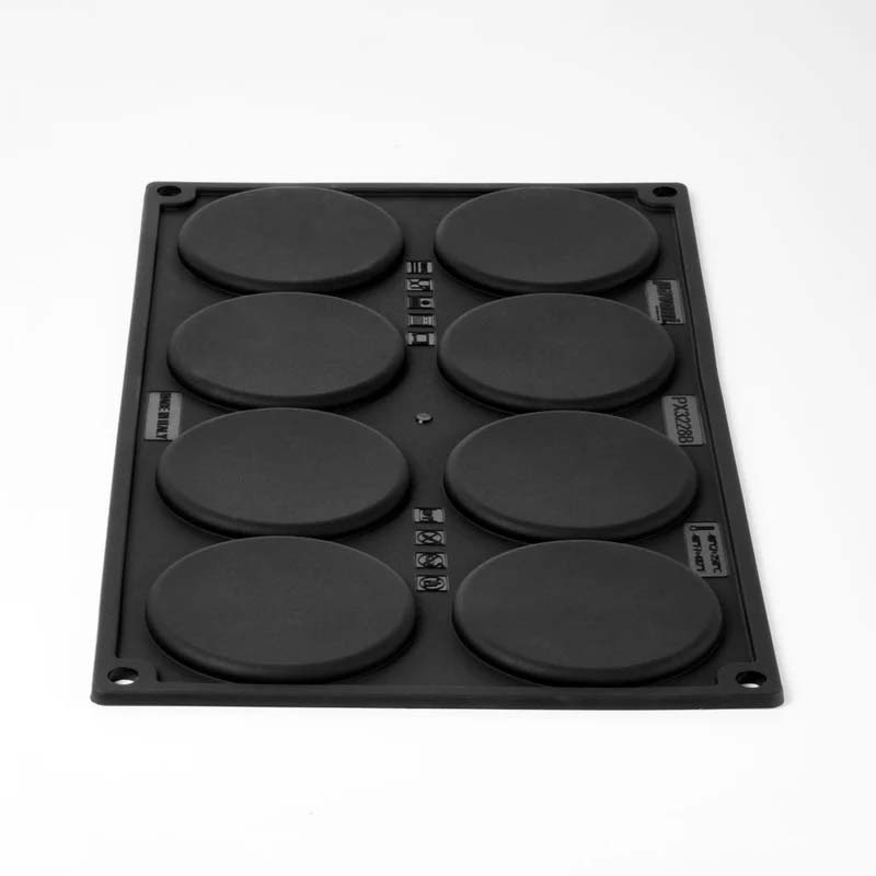 Kit Forma de Silicon Macarons Monoportii 2 x 8 cavitati, Ø 7 x H 3.5 cm, 110 ml [2]
