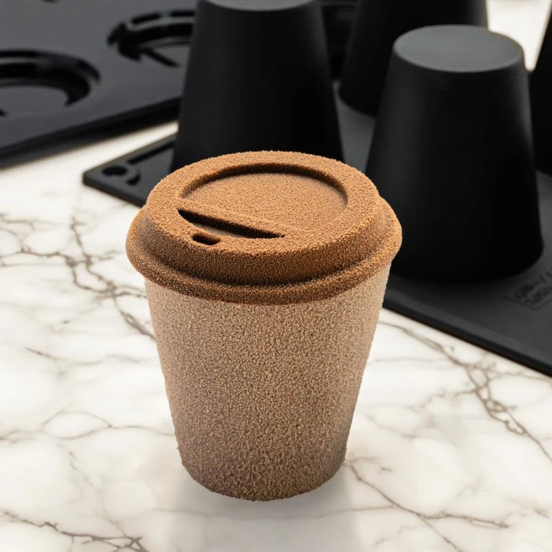 Kit Forma Silicon Coffe Cup 3D, 2 x 8 cavitati, Ø 6-5.5 x H 1-6 cm, 20+97 ml [1]