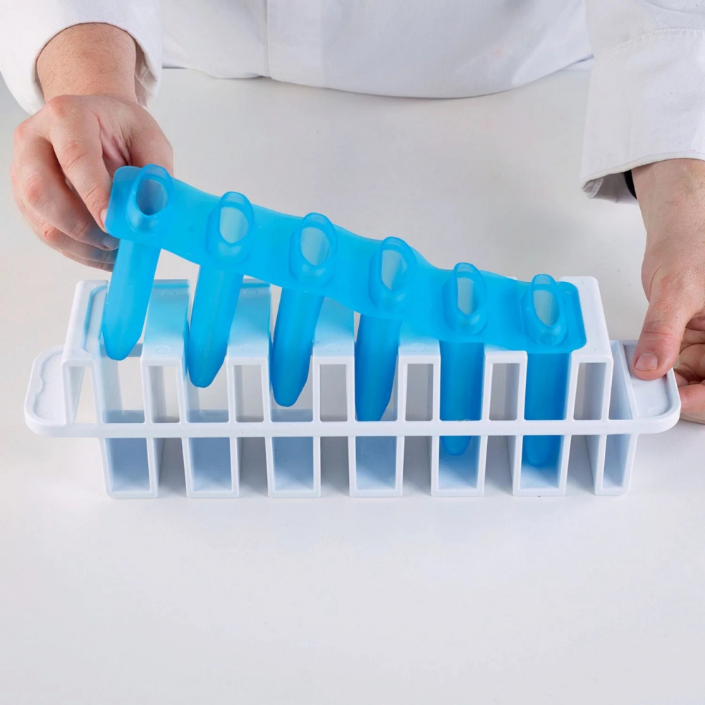 Kit Forma Silicon Inghetata Ice Pop, 2 forme silicon x 6 cav. 3.7 - 5.5 x 9 - 10.5 x H 2.2 x 1.35 cm, 100 bastonase [3]