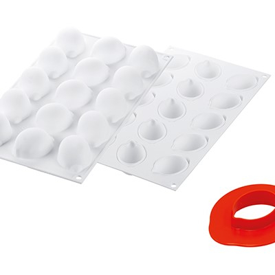 Forma silicon Limone 30 pentru lamai mici Silikomart 15 monoportii 30 ml [3]