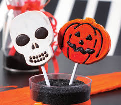 LolliPops Model Halloween, Matrita Plastic 4 Cavitati Ø 7 x H 0.9 cm, Set 2 Buc [2]