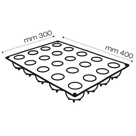 Mandarina/Rodie 3D, Ø5.7xH5 cm - Forma Silicon Monoportii Forcone, 20 cavitati [3]
