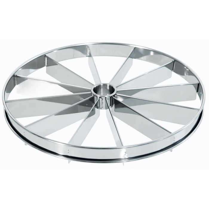Marcator Inox pentru Portionare Tort, 12 Portii, Ø 32 x H 4 cm [2]
