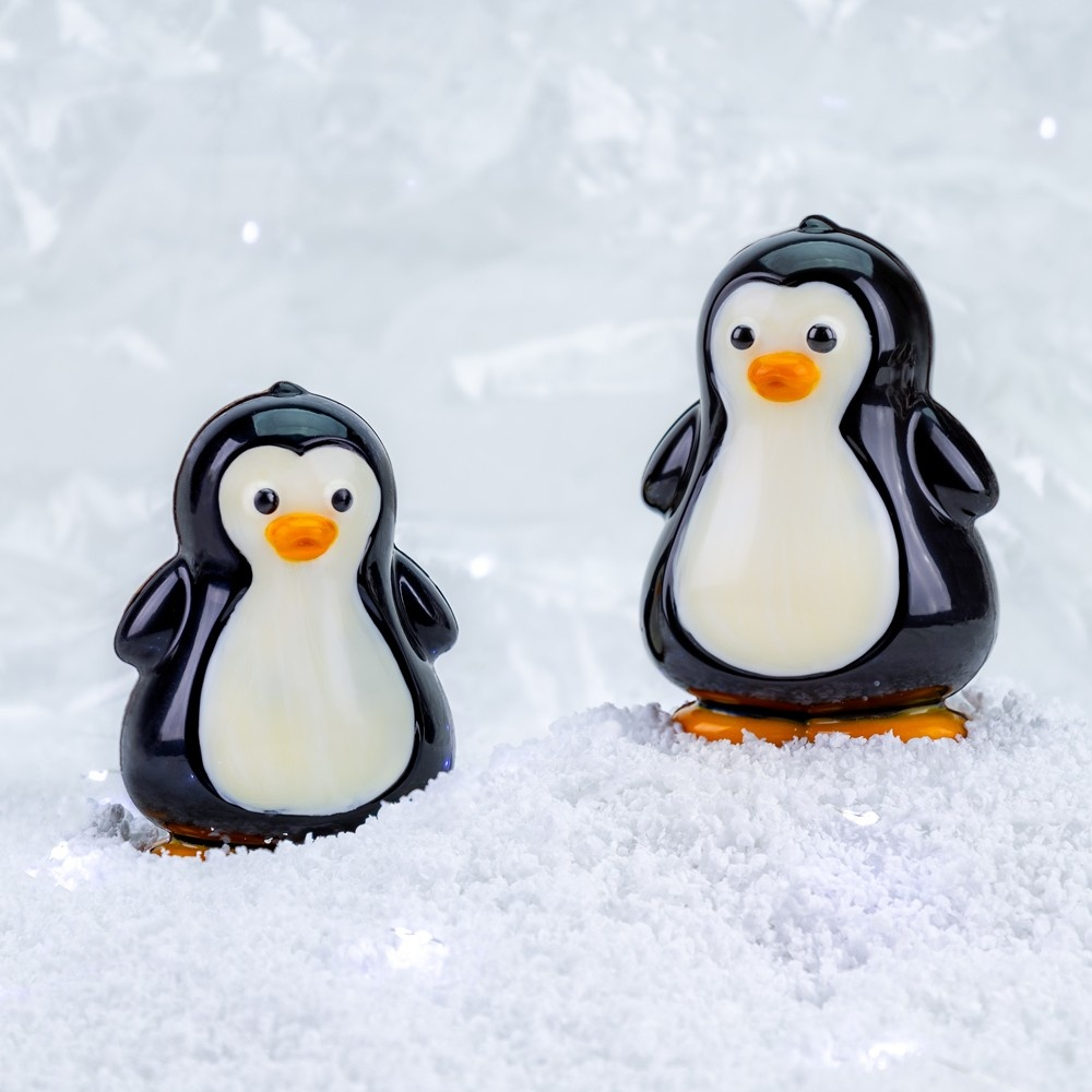 Matrita 3D Ciocolata, Plastic Rigid cu Cleme, Pinguin 7.95 x 7.55 x H 11.4 cm, 45 gr [3]