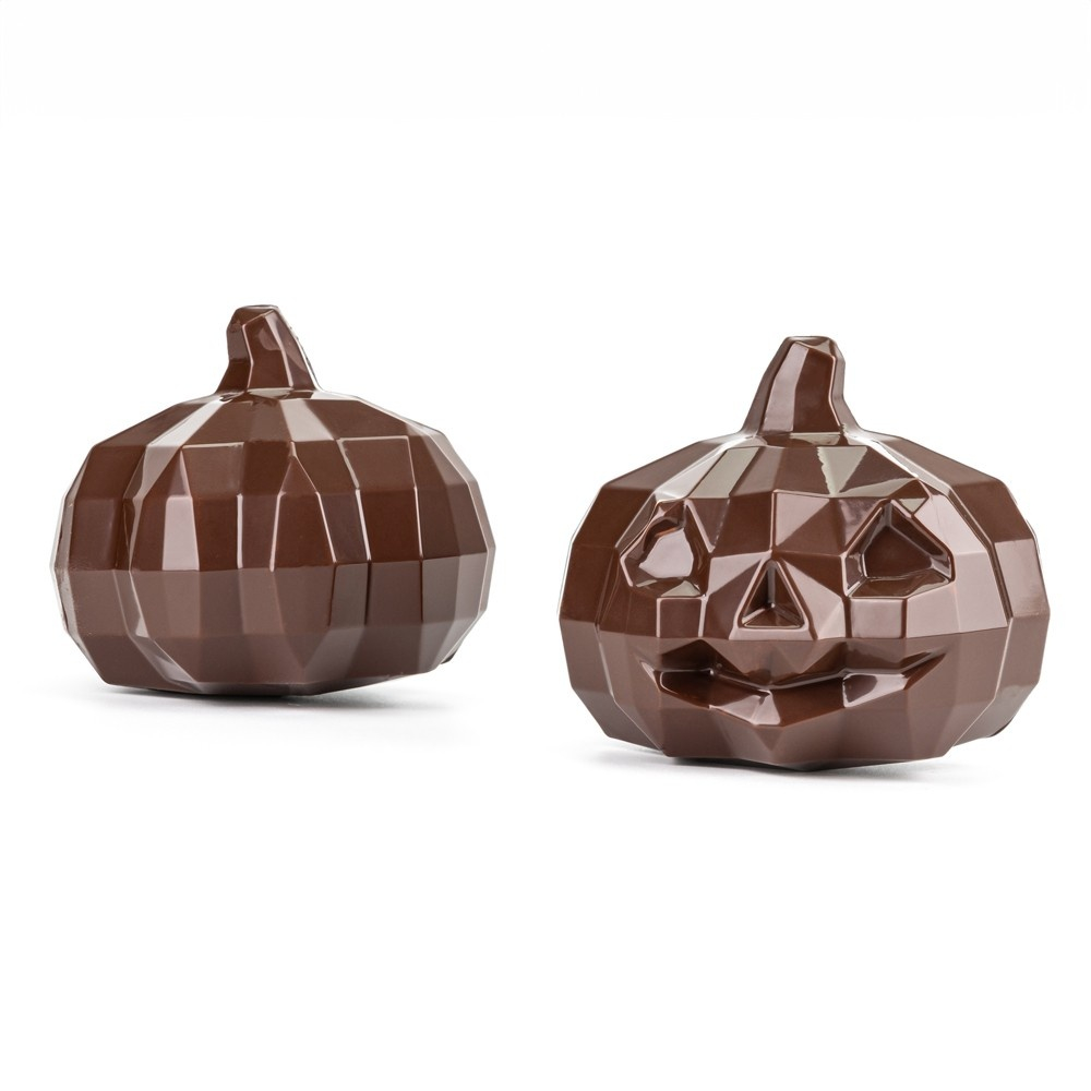 Matrita 3D Ciocolata, Plastic Rigid, Model Dovleac Halloween, 9 x 8.9 x H 7.75 cm, 120 gr [2]