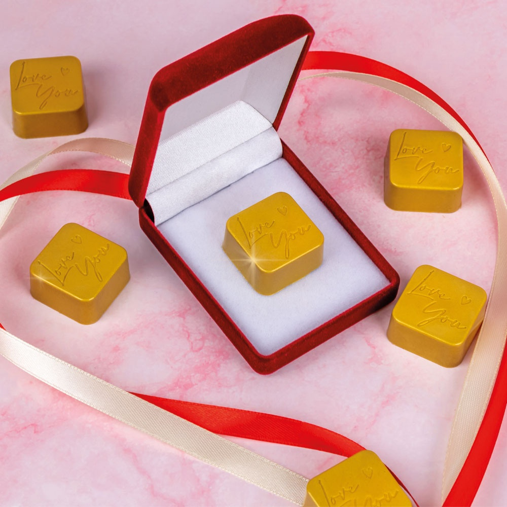 Matrita Policarbonat 20 Praline Love You, 2.8 x 2.8 x H 1.4 cm, 11.5 gr [3]