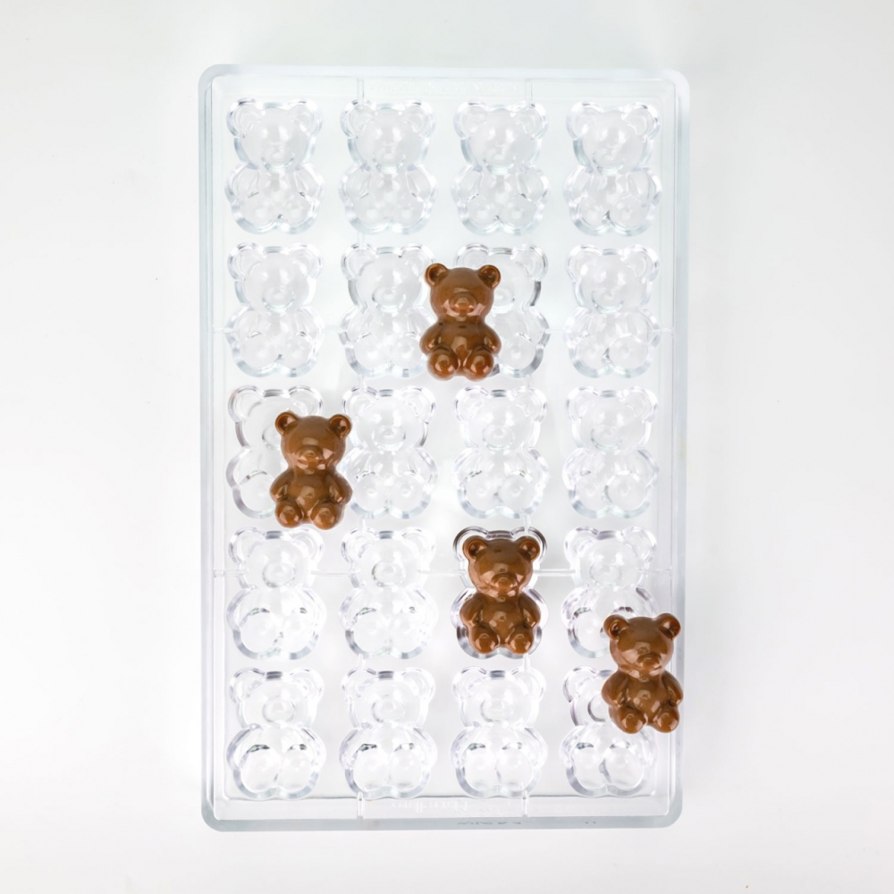 Matrita Policarbonat 20 Praline Urs, 4.2 x 2.95 x H 1.45 cm, 10.5 gr [3]