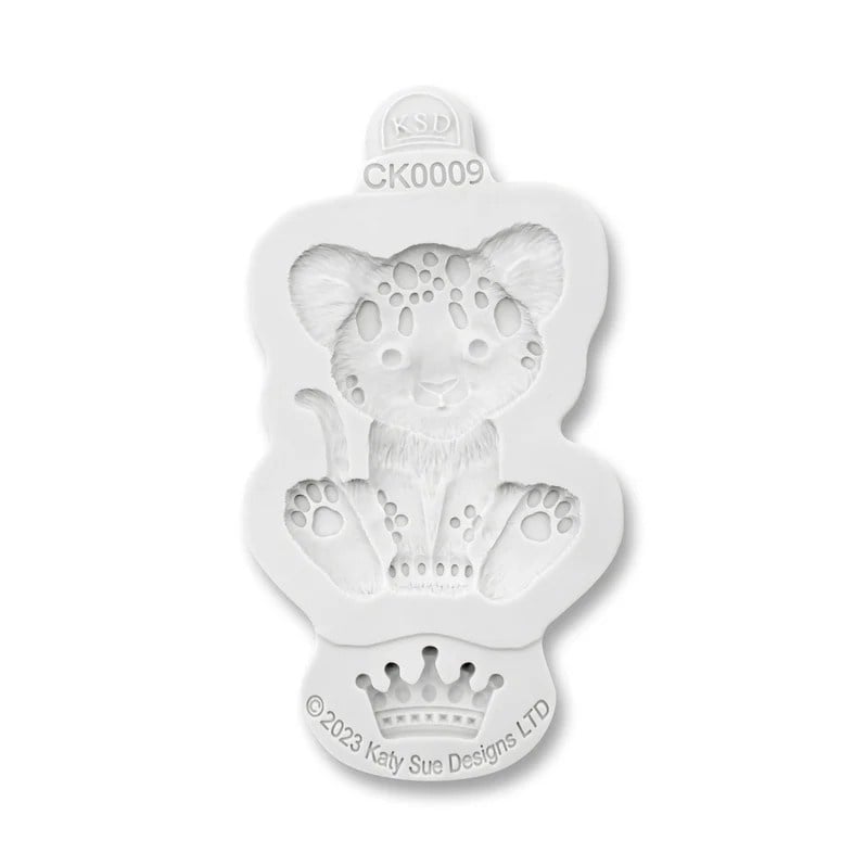 Mulaj Silicon Baby Jungle Leu si Coronita, 2 Subiecte Ø 1.6 si 6.4 cm [3]