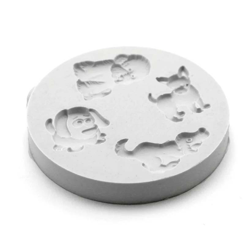 Mulaj Silicon Catelusi, Ø 2.5 - 3.5 cm, 4 Subiecte [2]
